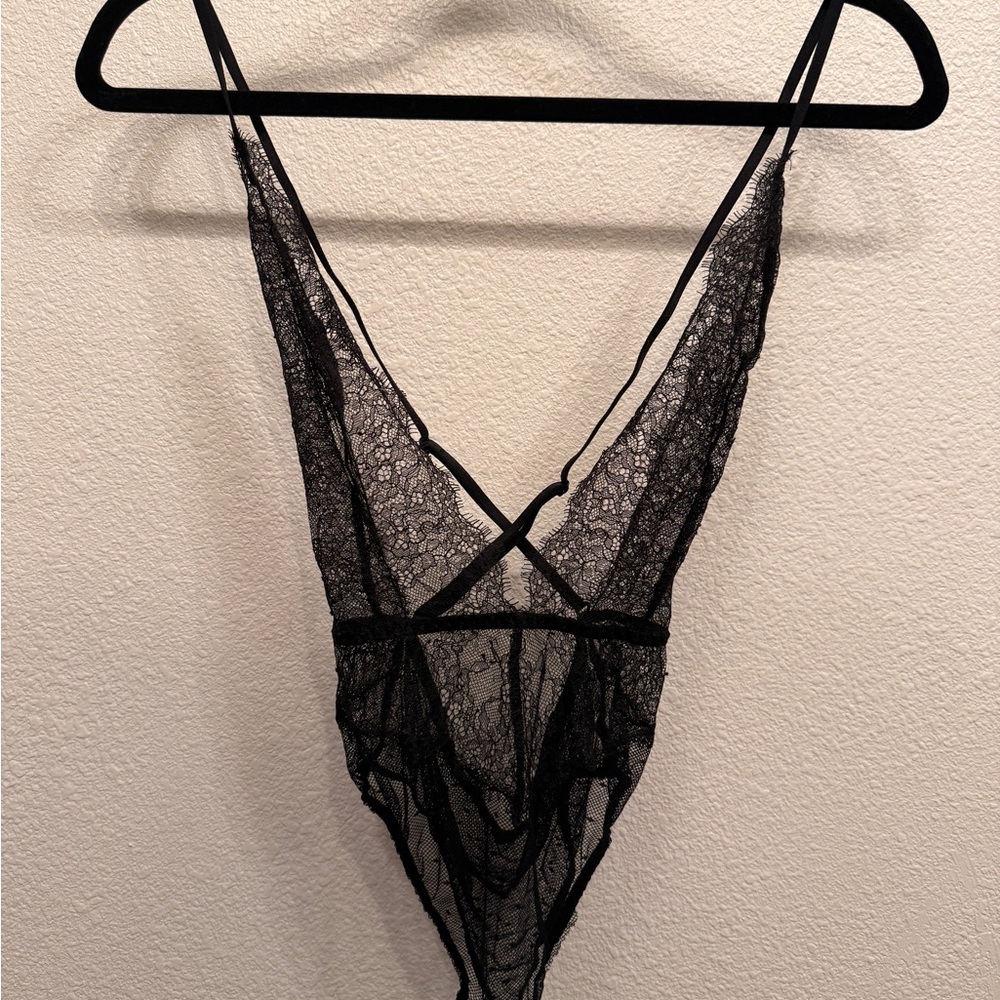Black Lace Bodysuit